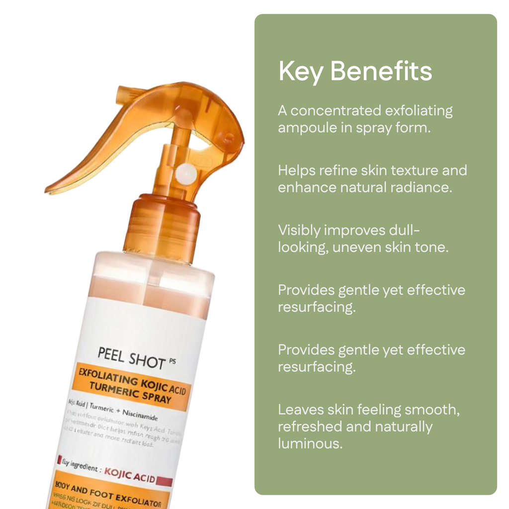 Peel Shot - Kojic + Turmeric Body Peel Spray